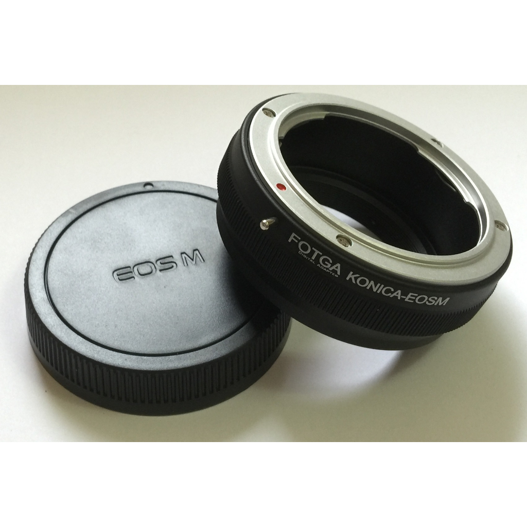 送後蓋 柯尼卡 Konica AR鏡頭轉佳能Canon EOS M EF-M卡口數位微單眼相機身轉接環 AR-EOS M
