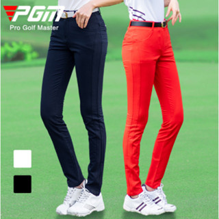 限時下殺 爆款熱賣 PGM高爾夫褲子夏季女裝長褲golf防曬修身顯瘦運動褲高爾夫女褲
