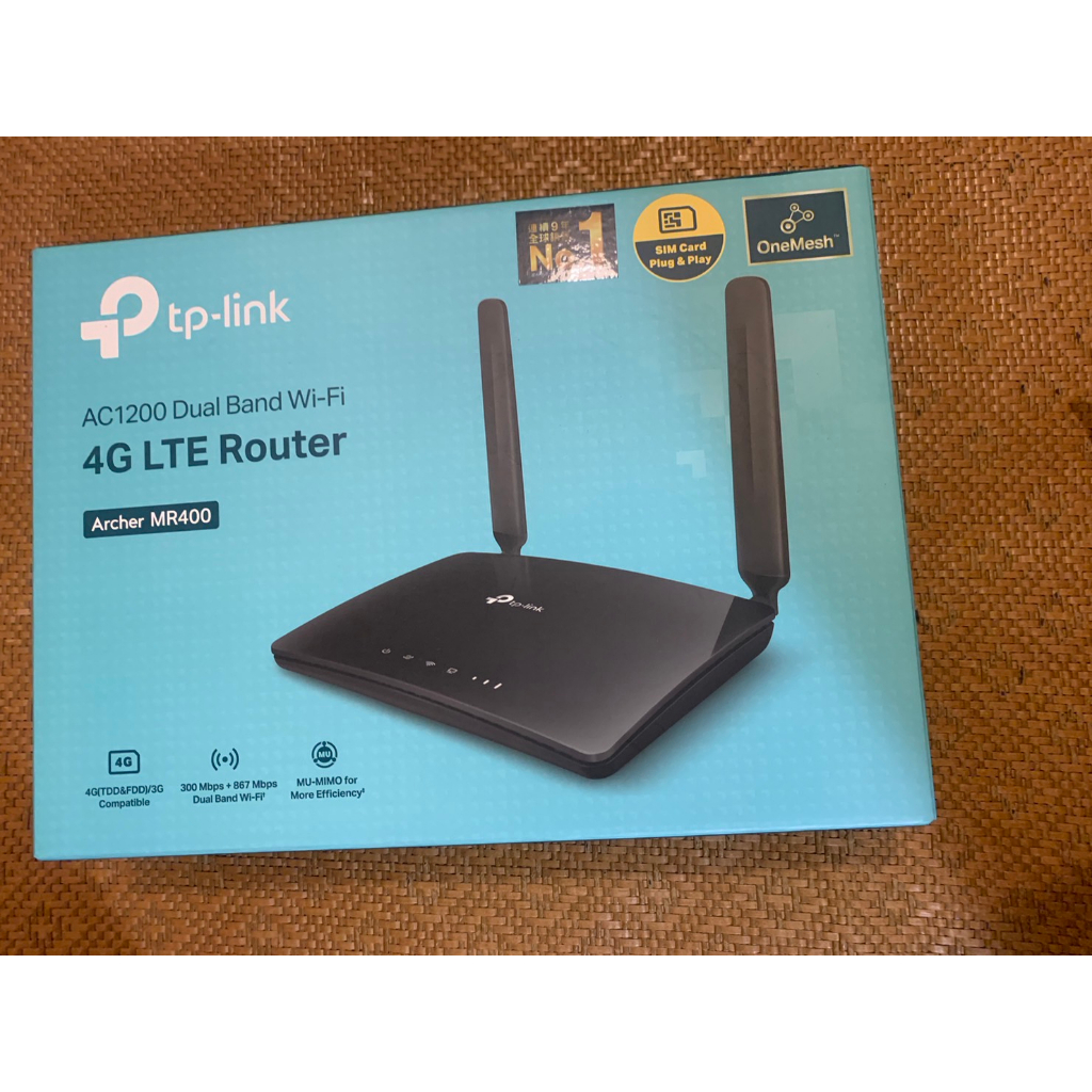 二手 TP-LINK Archer MR400 AC1200 4G 無線分享器 路由器 分享器 WiFi