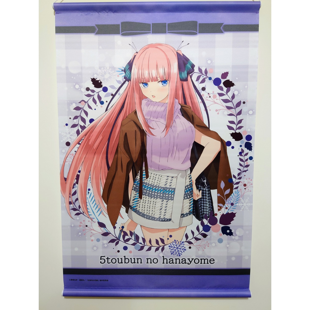 【五等分的新娘】日版 B2 掛軸 Winter dating POP UP SHOP 中野二乃 周邊 五等分的花嫁