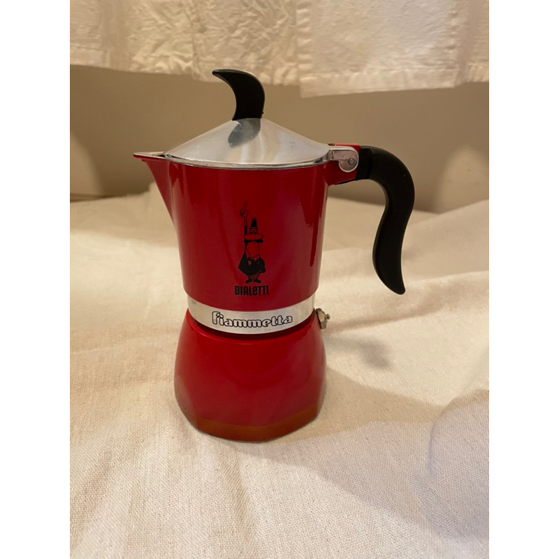 Bialetti 比亞樂堤 經典摩卡壺紅色MOKA-3杯份 二手