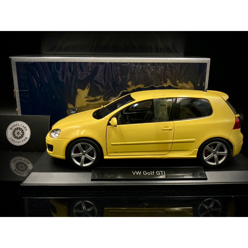 【收藏模人】Norev Volkswagen VW Golf GTI Pirelli 2007 黃 1:18 1/18