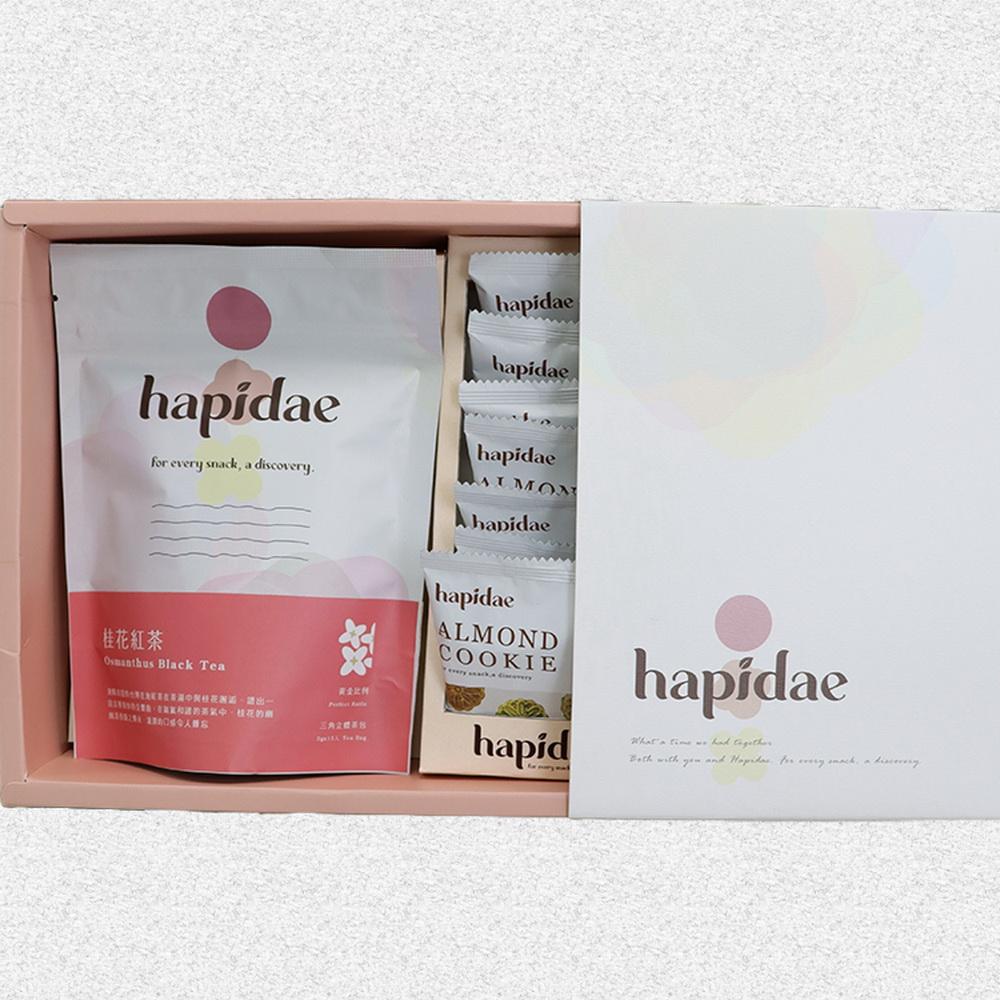 【hapidae】桂花紅茶&amp;桂花烏龍杏仁餅禮盒 | 經典再現 新鮮出爐