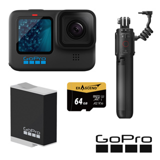 【GoPro】HERO 11 Black Volta 手把組 (主機+Enduro充電電池+Volta+記憶卡) 公司貨