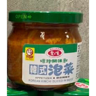 愛之味韓式泡菜罐 容量：190g 愛之味 韓式泡菜 泡菜