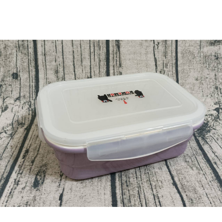 【有發票】日本熱銷 KUMAMON 熊本熊陶瓷保鮮盒 | 鑄瓷可微波保鮮盒(長方型)