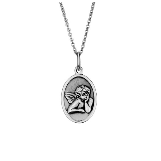 【IR】天使安琪拉簡約 純銀項鍊