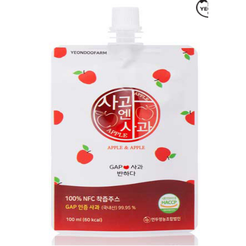 韓國YEONDOOFARM 好農蘋果汁/ 好農甜菜蘋果汁/ 好農胡蘿蔔蘋果汁100ml