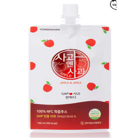 韓國 YEONDOOFARM 好農蘋果汁/ 好農甜菜蘋果汁/ 好農胡蘿蔔蘋果汁100ml