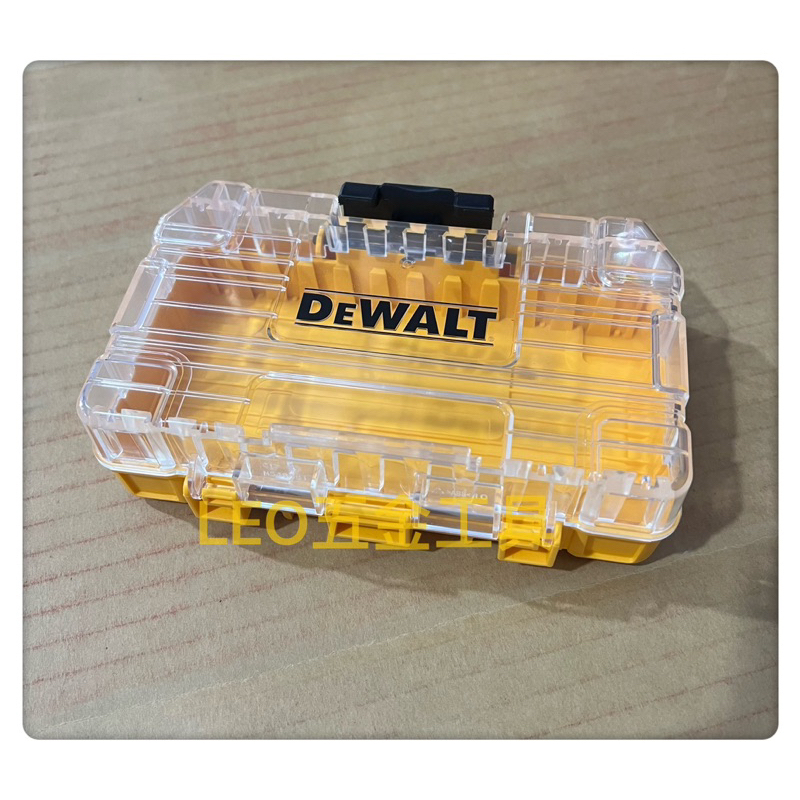(LEO五金工具)附發票 美國 DEWALT 得偉 小型堆疊收納盒 (空盒) DWAN2190M 零件盒 工具盒