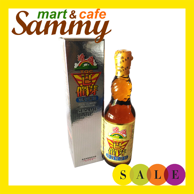 《Sammy mart》主惠源順已催芽冷壓芝麻油(570ml)/玻璃瓶裝超商店到店限3瓶