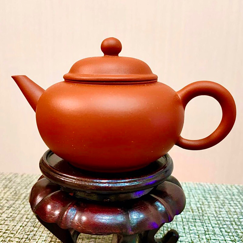 最後出清～(大)早期朱泥中國宜興荊溪惠孟臣十二杯茶壺/標準壺