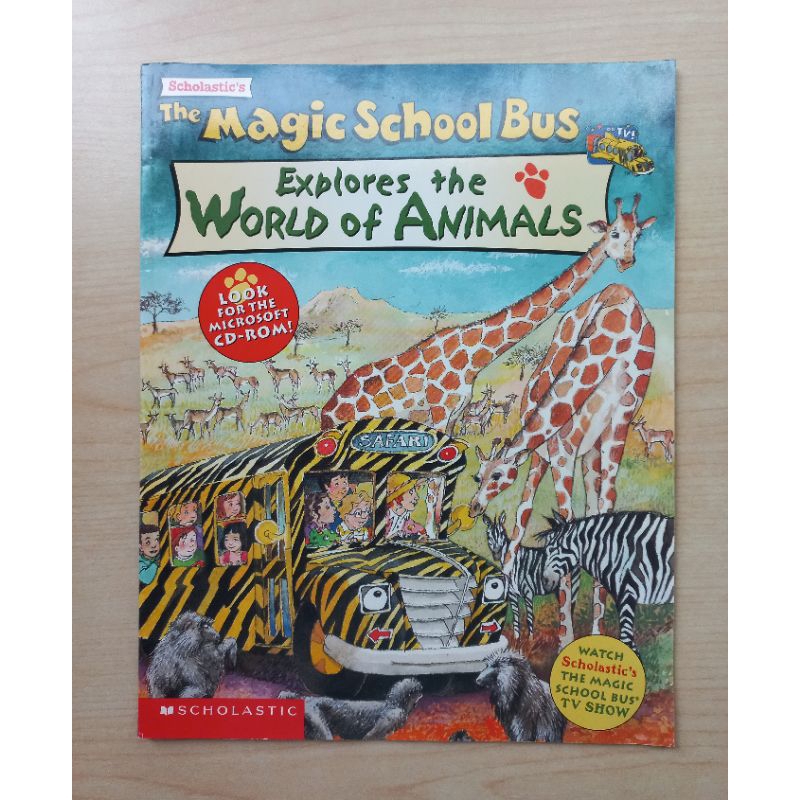 The magic school bus Explores the World of Animals魔法校車大開本繪本