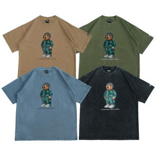 WEED Clothing - PAISLEY BEAR WASHED TEE 變形蟲套裝熊水洗上衣