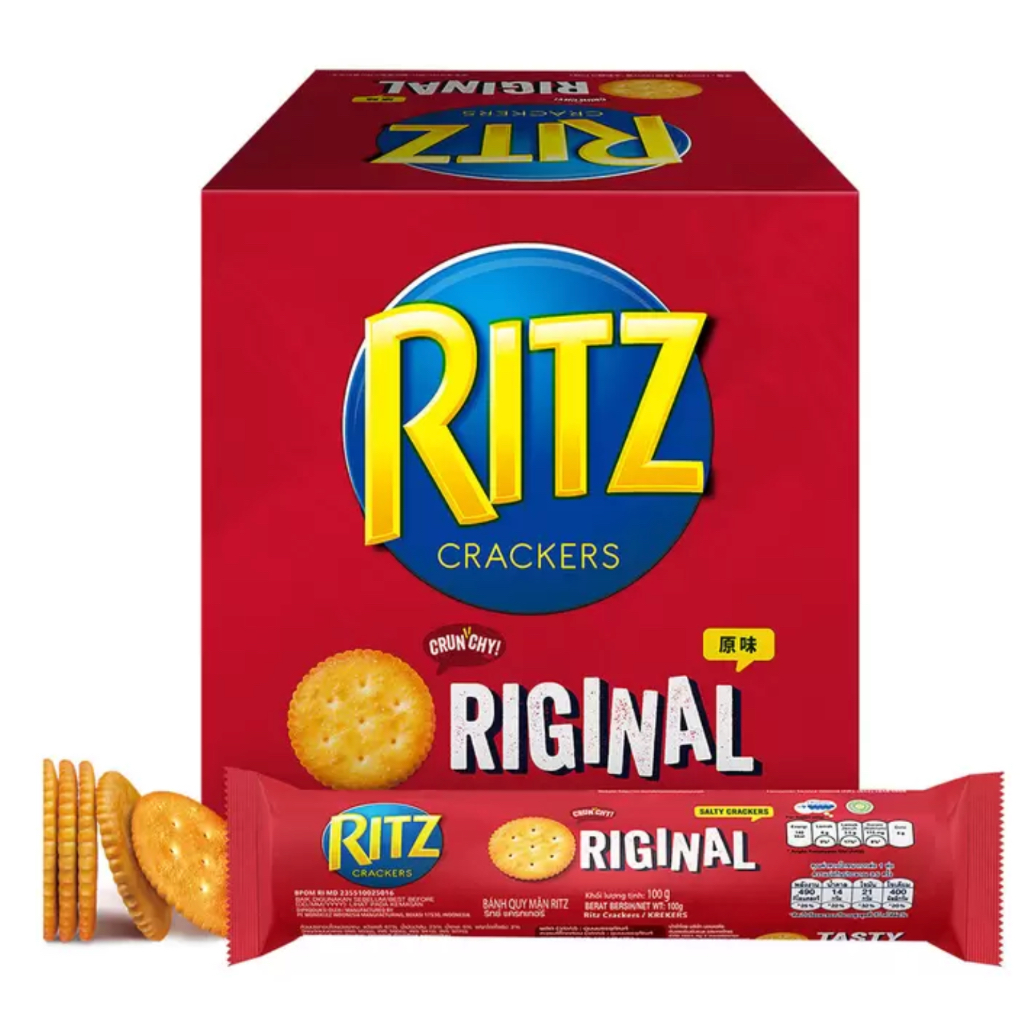 好市多代購-Ritz 麗滋 小圓餅乾 100公克 X 16入