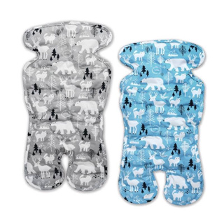 板橋【uni-baby】 Vivibaby 冰珠泡泡坐墊 (灰/藍) 推車涼墊 汽座涼墊 嬰兒床涼墊 提籃涼墊