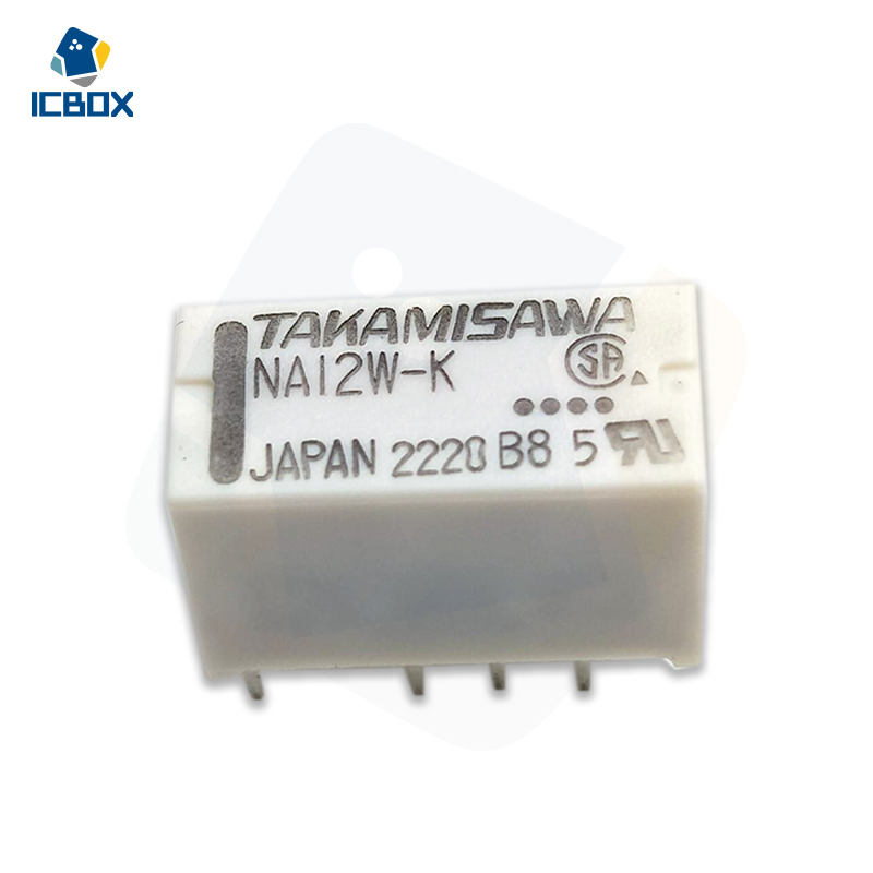 【ICBOX】NA12W-K 繼電器 DC12V 2A 8腳 白色(5個/組)/0100101053003