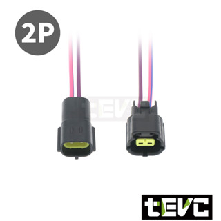 《tevc》1.8 C31 2P 帶線 防水接頭 線組 車用 汽車 線 機車 插頭 端子 接頭 快拆接頭 客製 線束