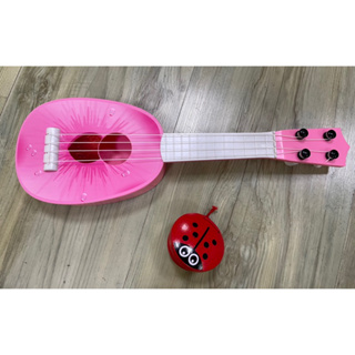 音樂玩具，木質響板+玩具吉他