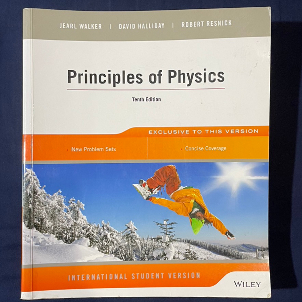 普通物理原文書 Principles of Physics10/E(二手/9.5成新)