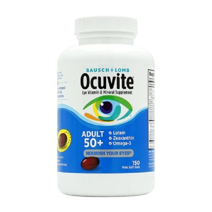 美國博士倫 BAUSCH LOMB Ocuvite 50+ 葉黃素，Omega 3，金盞花 150顆