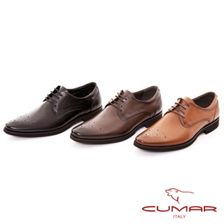 【CUMAR】輕量舒適真皮雕花紳士鞋822-601