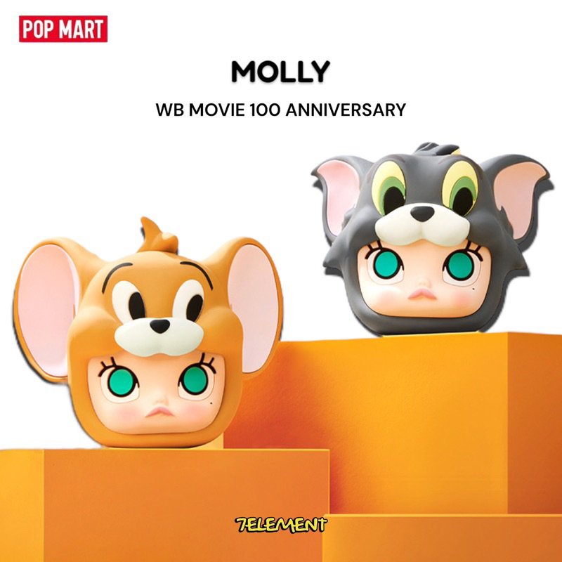 POPMART MOLLY WB 華納 100週年 湯姆貓 傑利鼠 耳機包 收納包 公仔 湯姆貓傑利鼠
