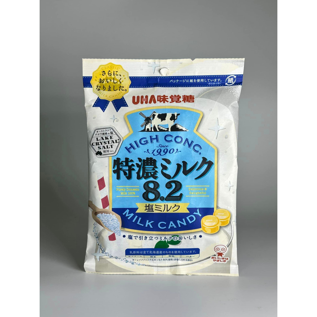 6/15最新現貨~UHA味覺糖~ 特濃ミルク8.2 鹽味牛奶糖