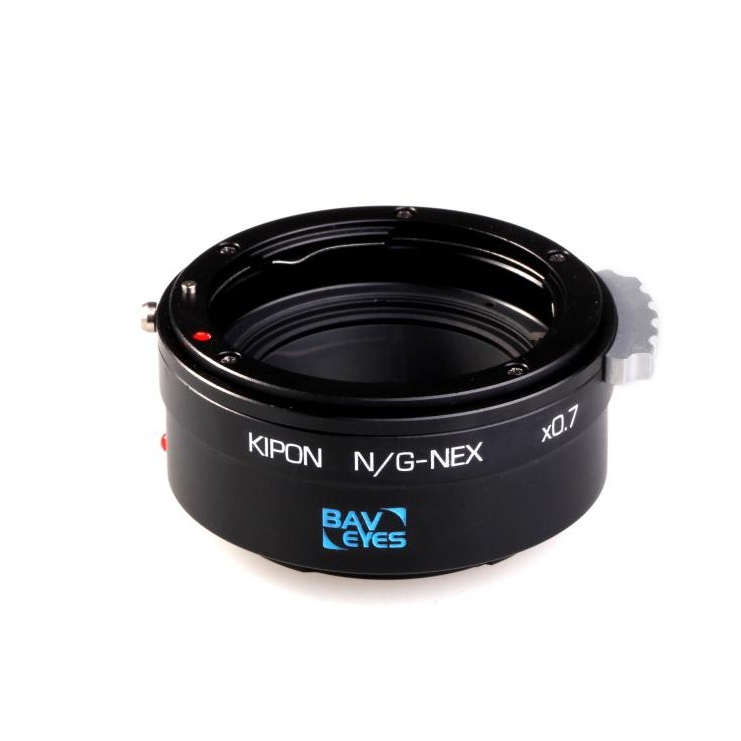 KIPON可調光圈 Baveyes減焦增光增1級光圈 NIKON G F AI鏡頭轉Sony NEX E卡口相機身轉接環