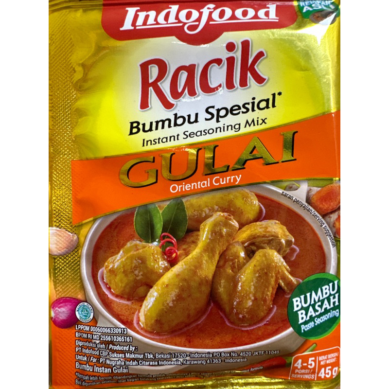 bumbu gulai bumbu dapur siap saji