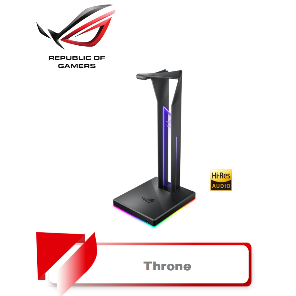 【TN STAR】全新公司貨 華碩 ROG Throne QI RGB Qi無線充電耳機架