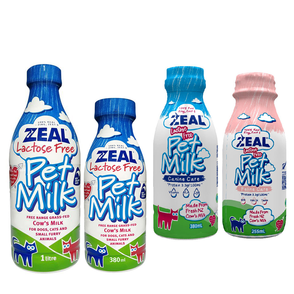 @黑喵兄@真致 ZEAL 紐西蘭 犬貓 專用鮮乳 牛奶 380ml 1000ml 岦歐 不含乳糖
