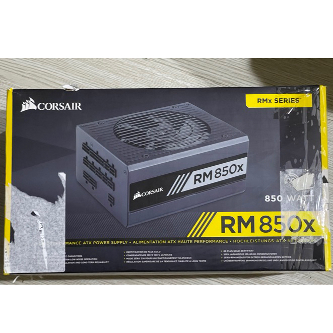 二手 海盜船電源供應器 RM850x SHIFT ATX 3.0