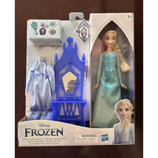 HappyHour:現貨 *美國正品 迪士尼 Frozen 冰雪奇緣 艾莎 公主 Elsa 換裝 娃娃 + 化妝台 梳子