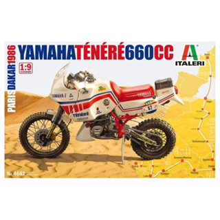 義大利 1/9 Yamaha Ténéré 660 cc Paris Dakar 1986 貨號 I4642