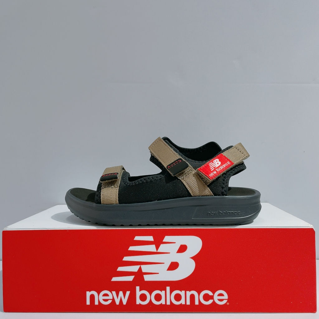 New Balance 750 NB 中童 咖啡色 戶外 魔鬼氈 舒適 涼鞋 YH750OB