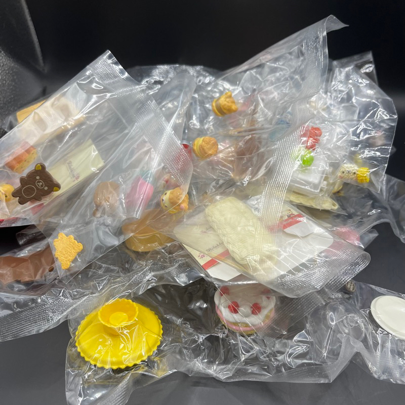 拉拉熊 絕版 rement 食玩 盒玩 甜點 點心屋 蛋糕 泡芙 壽司 鬆餅 彩虹刨冰 漢堡