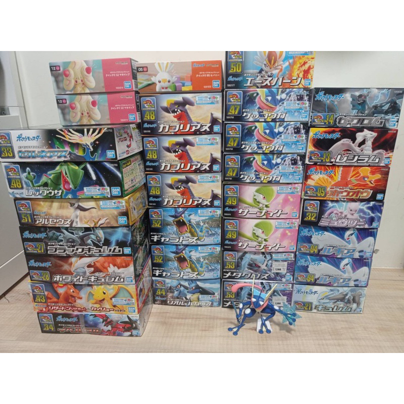 【現貨】 萬代 BANDAI 甲賀忍蛙 寶可夢 拼裝 公仔 模型 閃焰王牌 路卡利歐 沙奈朵 烈咬陸鯊 巨金怪 洛奇亞