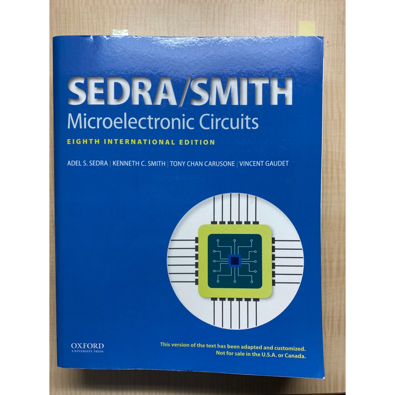 電子學原文書｜Sedra/Smith Microelectric Circuits 8th edition