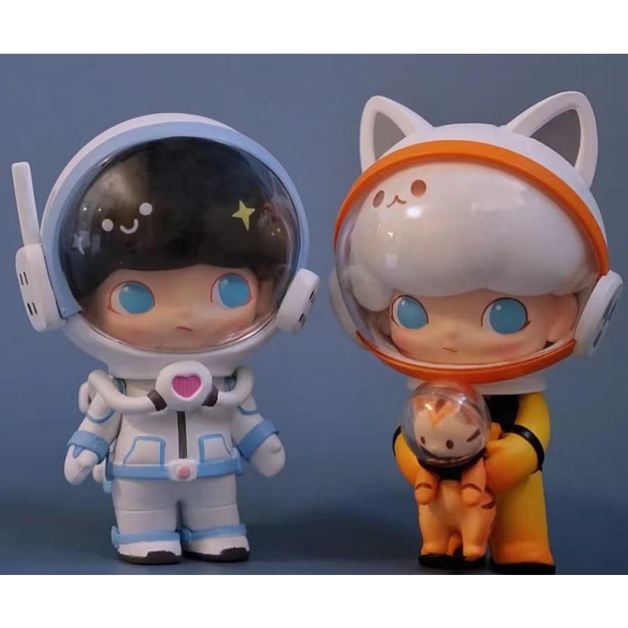 可選款 Dimoo 太空旅行 系列 泡泡瑪特 popmart 貓星太空人 宇航員 火箭男孩 紙盒太空男孩 盲盒 公仔