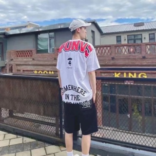 【 B.O.B 潮牌服飾代購 】23SS 6月新品 AAPE 滿版文字 短袖上衣 (現貨馬上出)