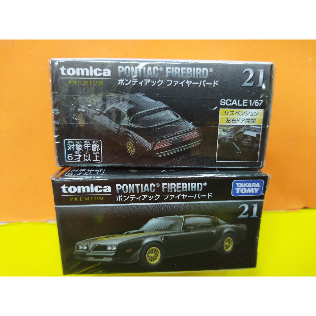 [佑子媽]PRM21 Premium 黑盒 21龐帝克Firebird_TM21236 多美小汽車 tomica