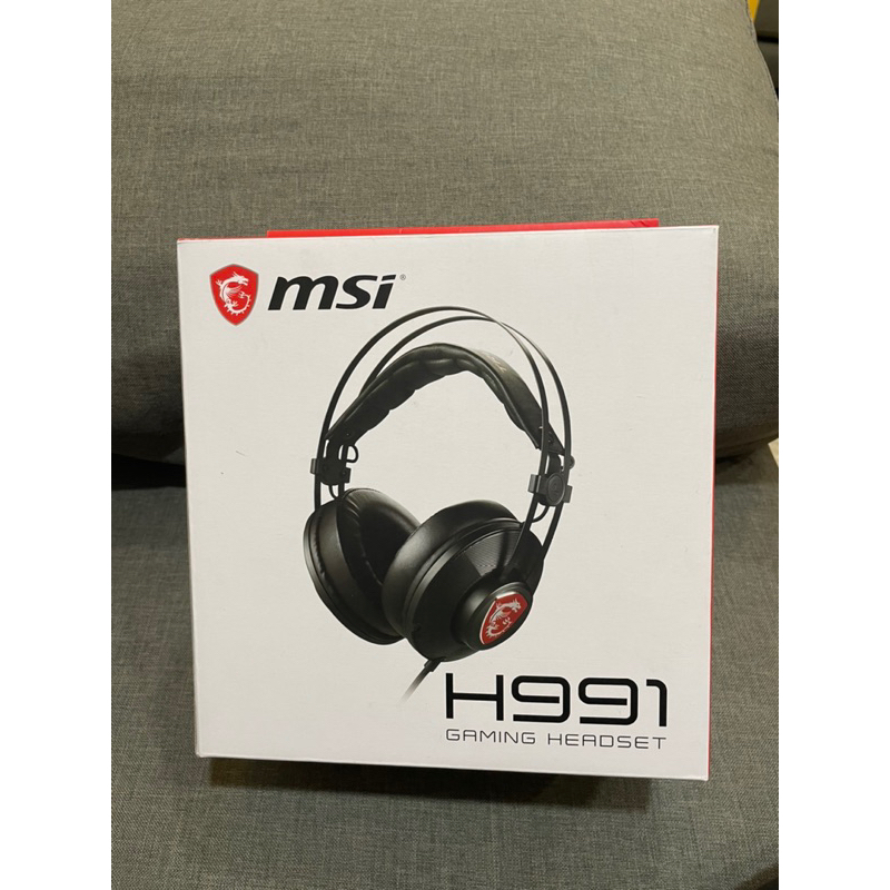 MSI H991 GAMING HEADSET 專業電競耳機 耳麥 有線耳機 麥克風