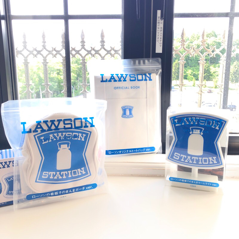 現貨在台灣! 隔天可寄出 LAWSON 雜誌附錄 2023紀念 托特包 包 拉鍊收納包 招牌小夜燈 燈 整套出售