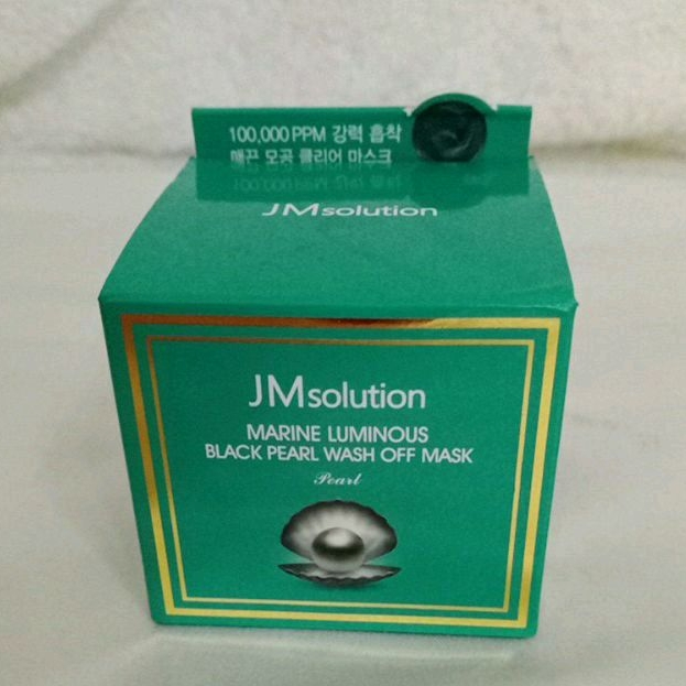 ［韓國JMsolution］海洋黑珍珠水洗式面膜/毛孔收縮小黑泥面膜80g