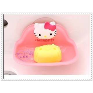 ♥小花花日本精品♥ Hello Kitty 防水吸盤式肥皂盒/香皂盒浴室 香皂架 34023600