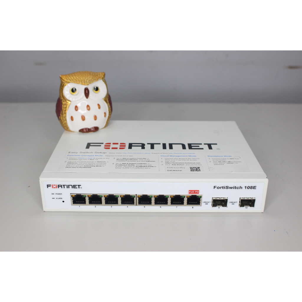 Fortinet FortiSwitch FS-108E Layer2 FortiGate Switch 8xG