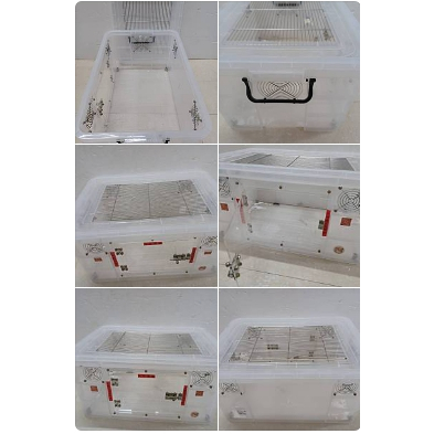 鼠籠 整理箱改造倉鼠籠改造箱鼠籠倉鼠用品滑輪整理箱聯府 SPP0003