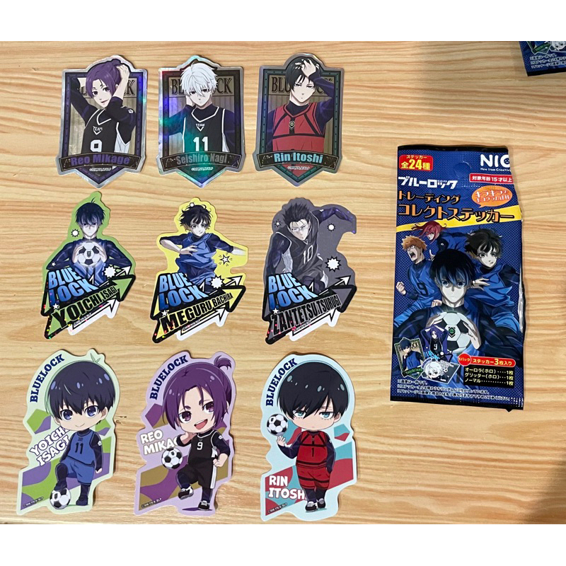 ［現貨］藍色監獄 貼紙 閃貼 蜂樂迴 潔世一 御影玲王 凪誠士郎 劍城斬鐵 糸師凜
