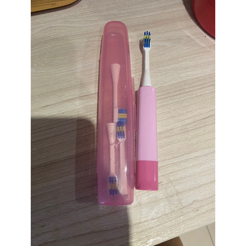 免運 日本製 日本好市多 購入 兒童電動牙刷  刷頭 全新刷頭 二手電動牙刷 二手出清 粉紅色 Costco